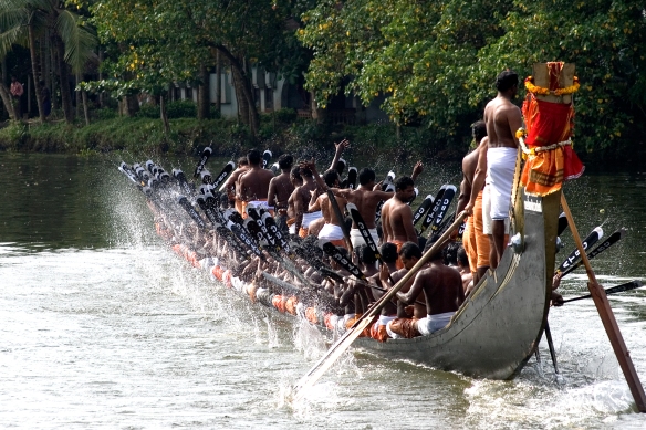 A real Kerala snake boat